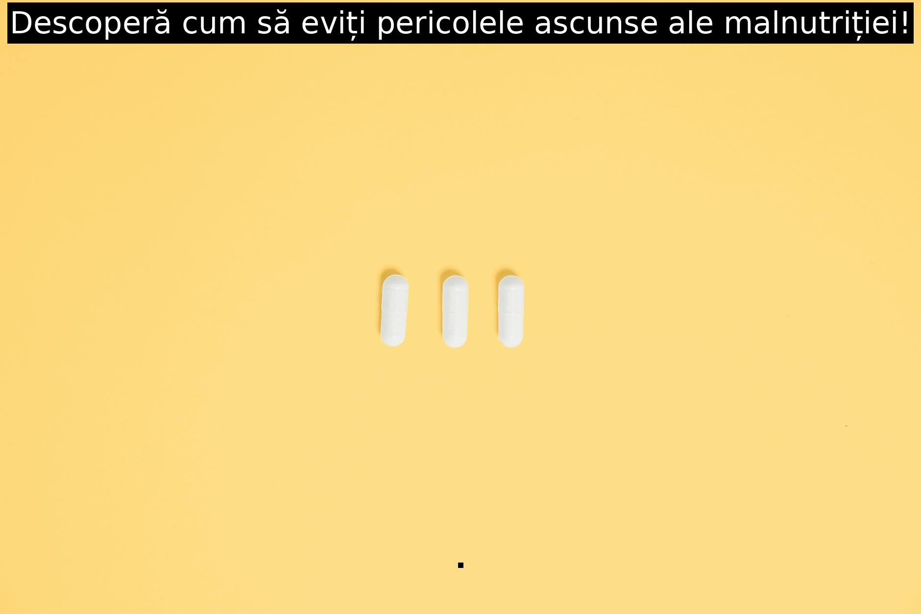 Descoperă cum să eviți pericolele ascunse ale malnutriției!