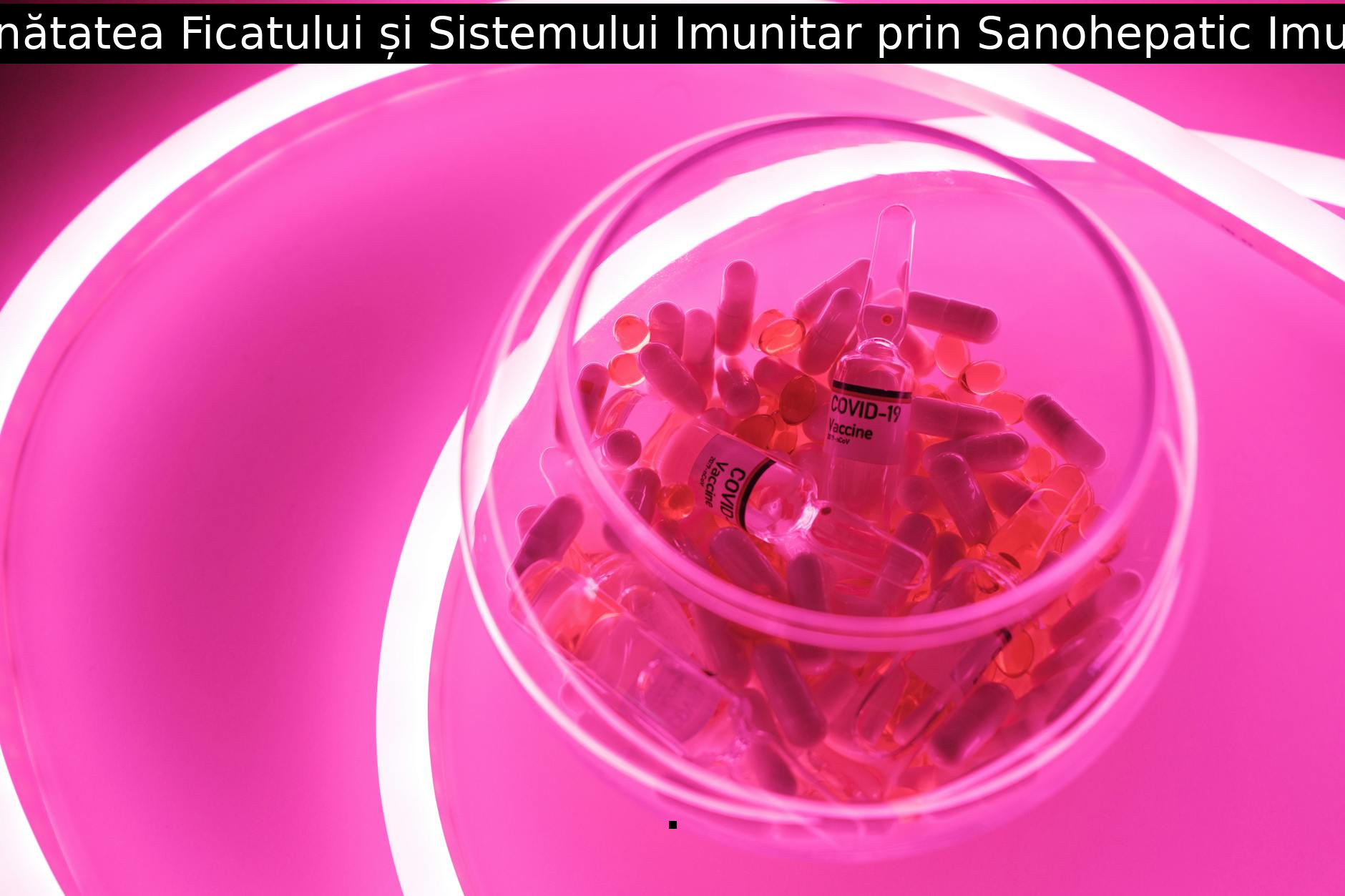 Sănătatea Ficatului și Sistemului Imunitar prin Sanohepatic Imuno
